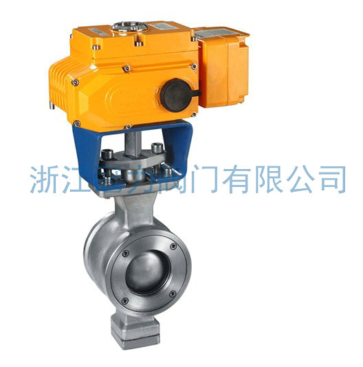 對(duì)夾式V型球閥 對(duì)夾式V型球閥